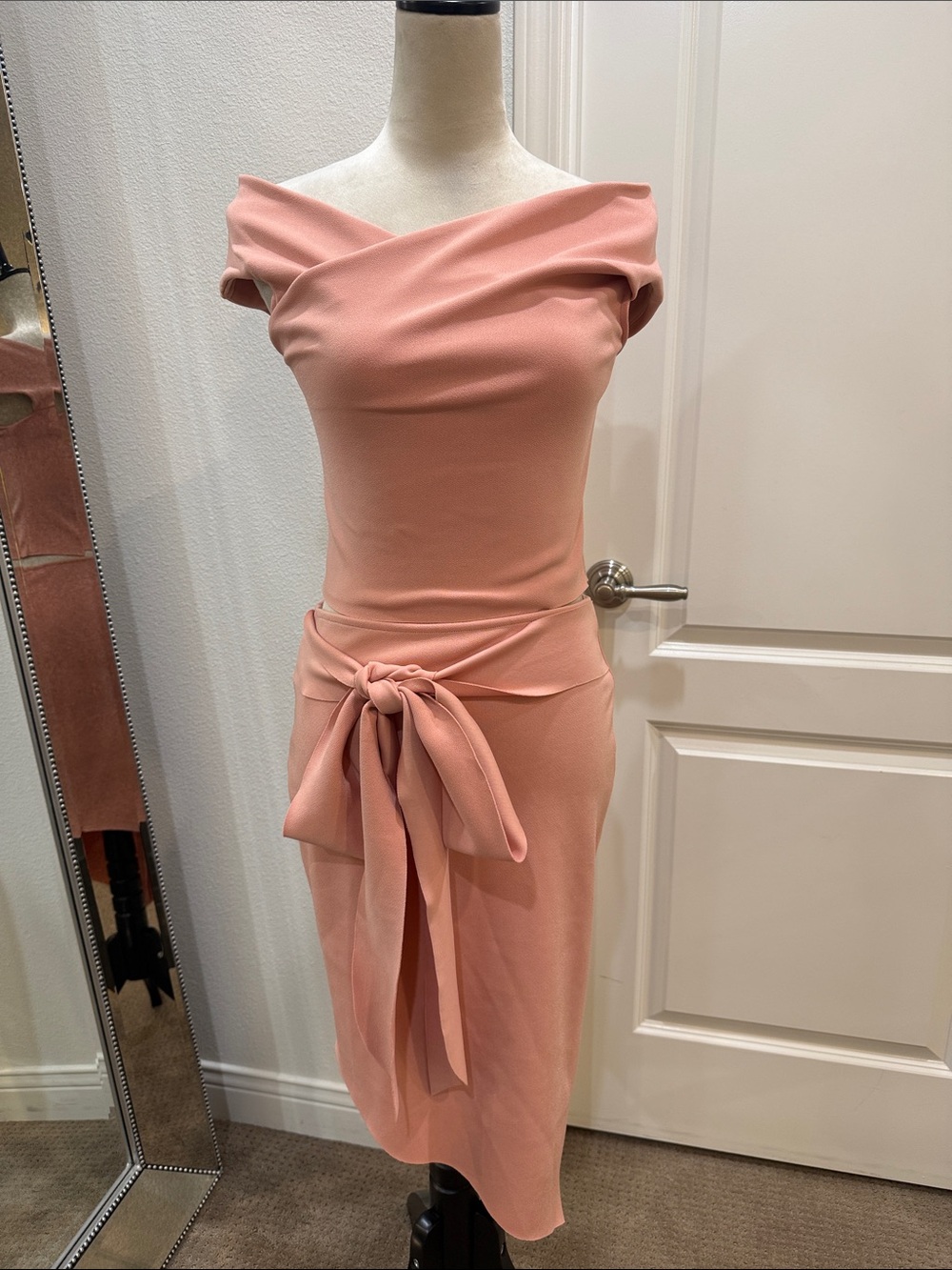 bec + bridge Dusty Rose Asymmetrical Skirt and Top